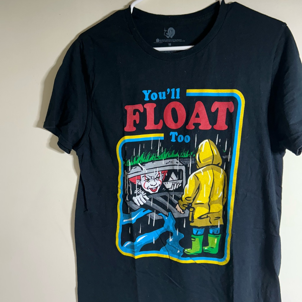 Black Graphic Tee  Short Sleeve